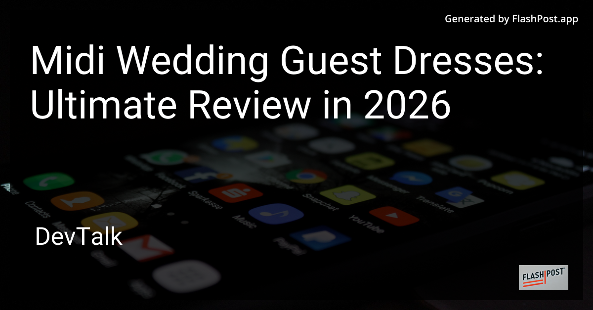 Midi Wedding Guest Dresses: Ultimate Review in 2026
