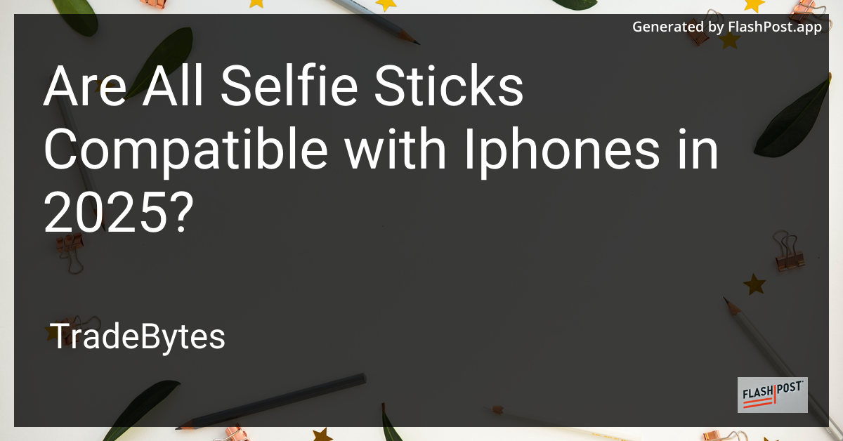 Selfie Stick and iPhone