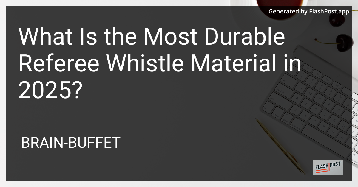 Referee Whistle