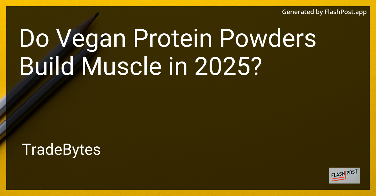 Vegan Protein Powder