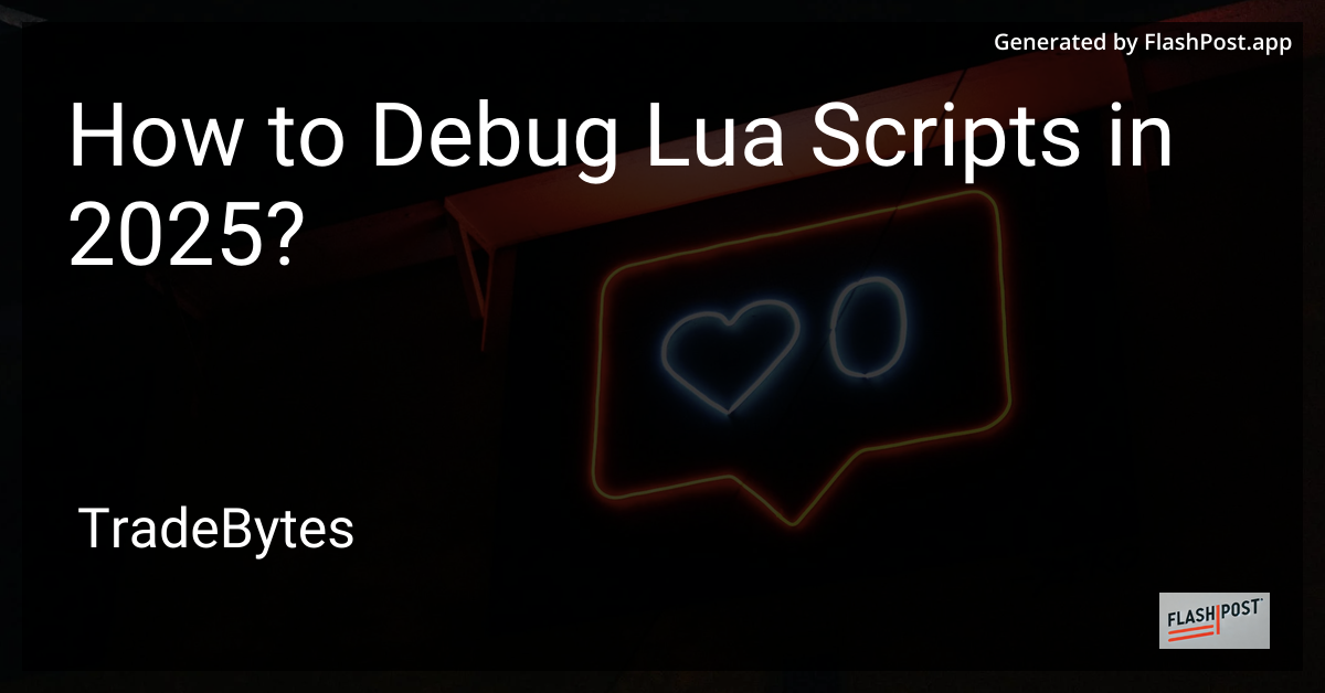 Debugging Lua Scripts