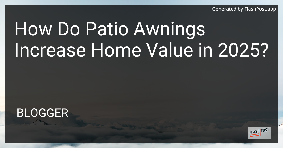 Patio Awning