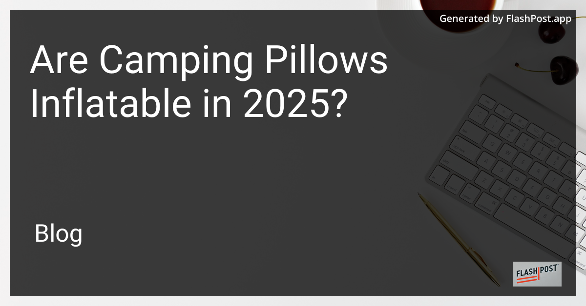 Camping Pillow