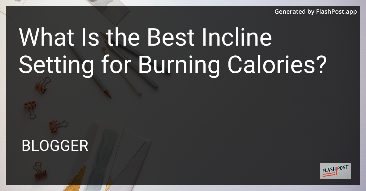 Incline Treadmill