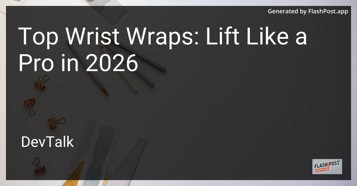 Top Wrist Wraps: Lift Like a Pro in 2026