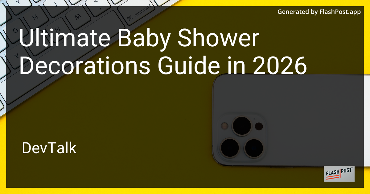 Ultimate Baby Shower Decorations Guide in 2026