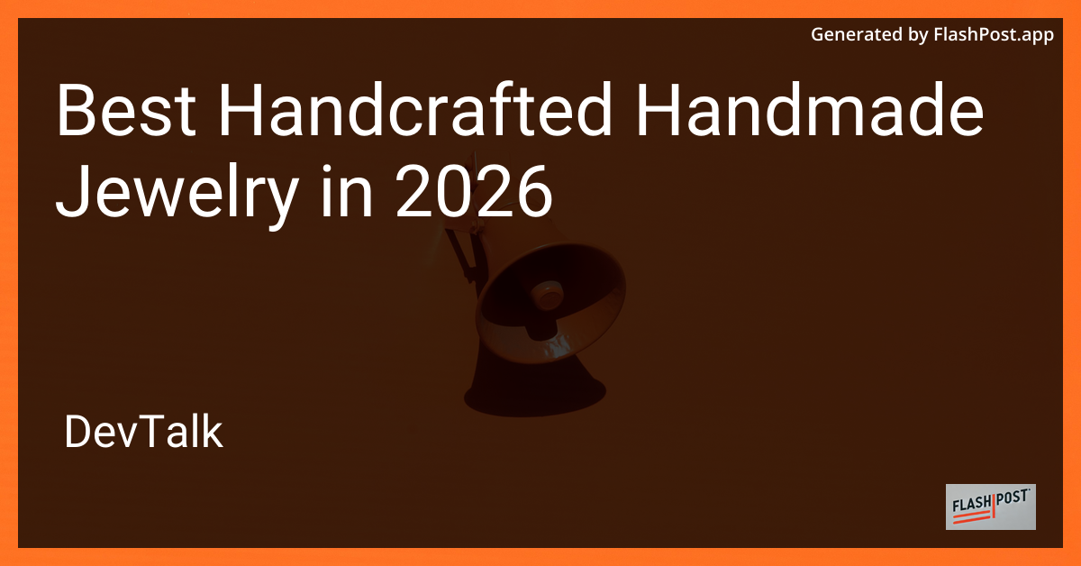 Best Handcrafted Handmade Jewelry in 2026