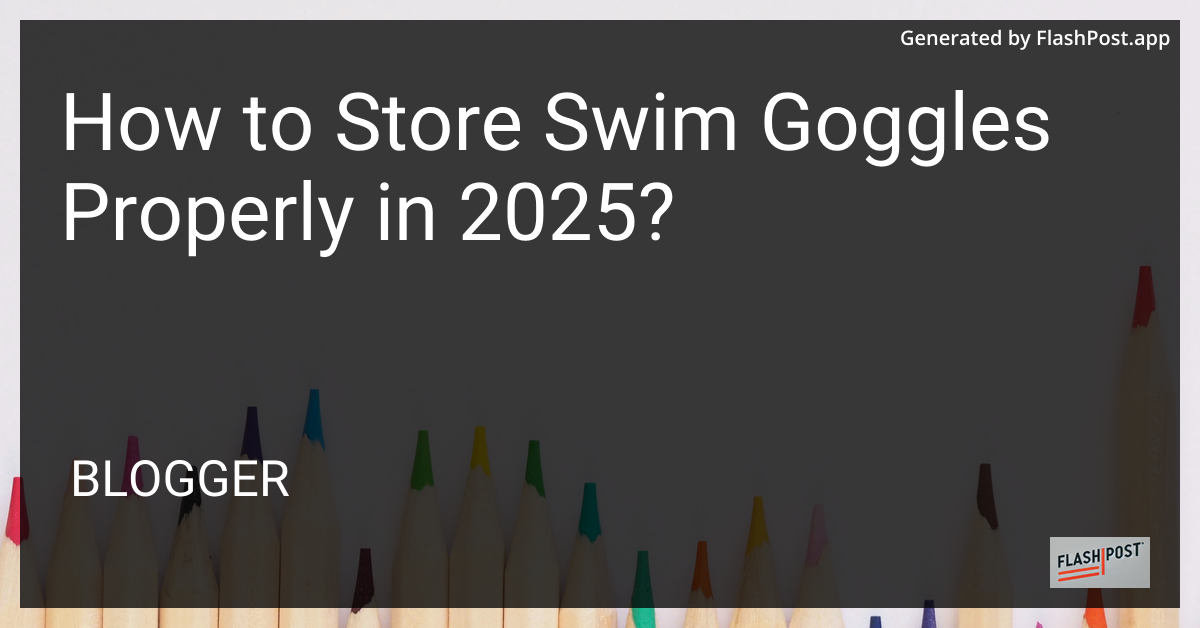Swim Goggles
