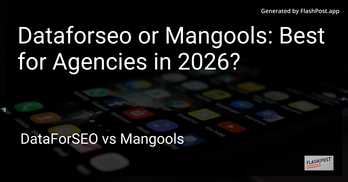Dataforseo or Mangools: Best for Agencies in 2026?