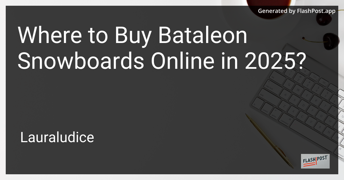 Bataleon Snowboards
