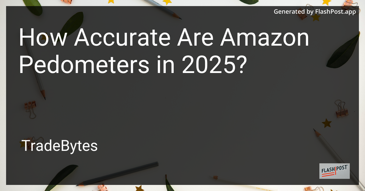 Amazon Pedometer
