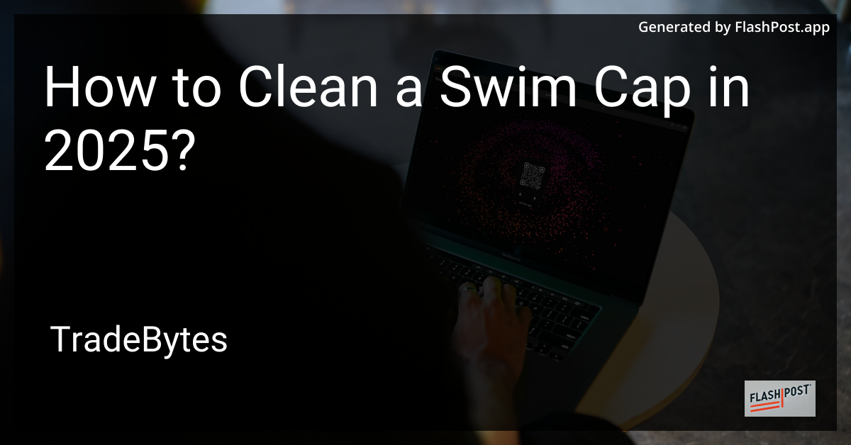 How to Clean a Swim Cap