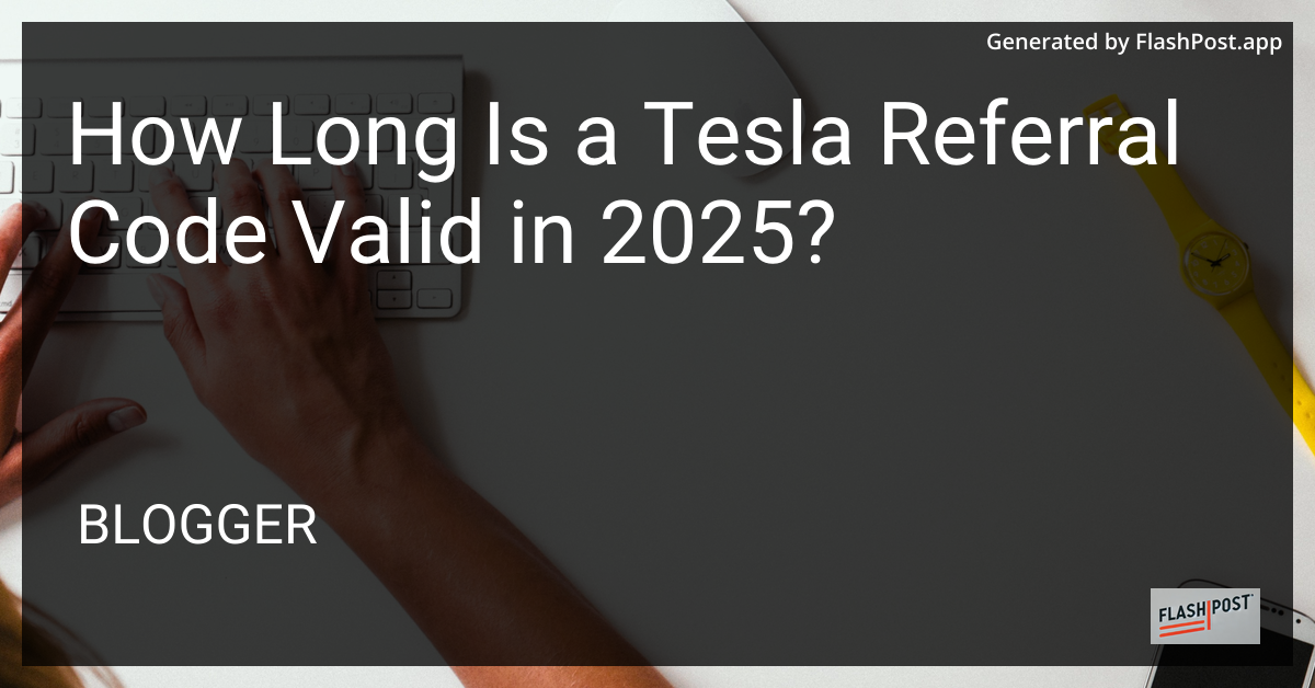 Tesla Referrals