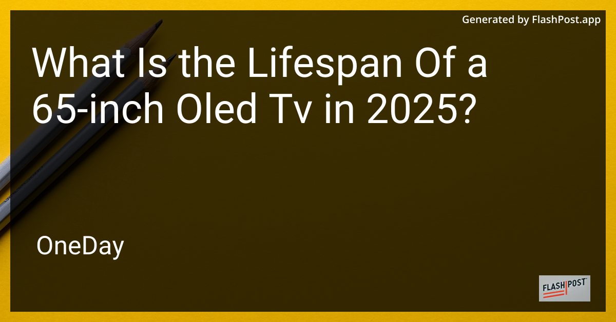 65-inch OLED TV