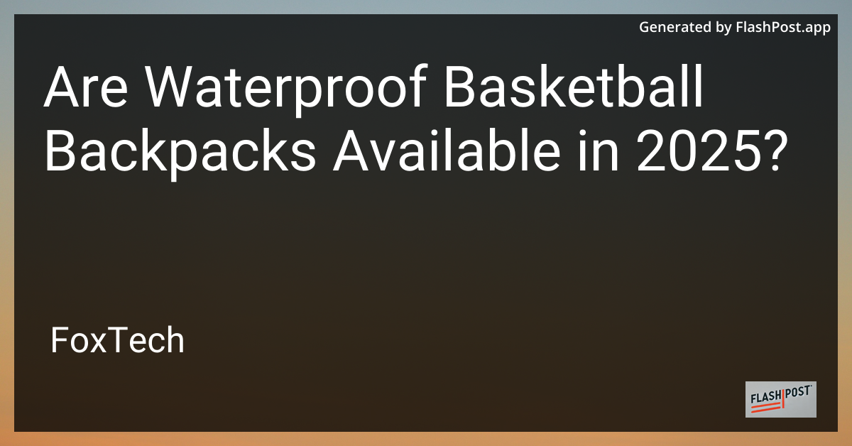 Basketball Backpack