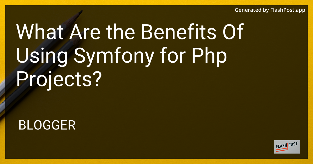 Symfony PHP Framework