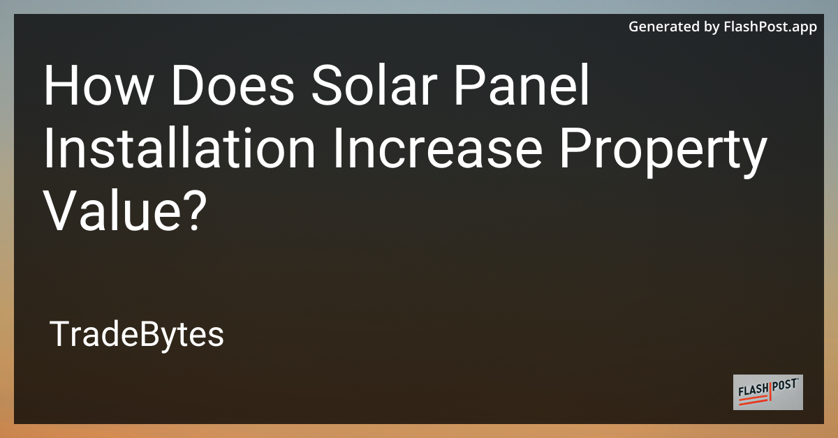 Solar Panel Installation