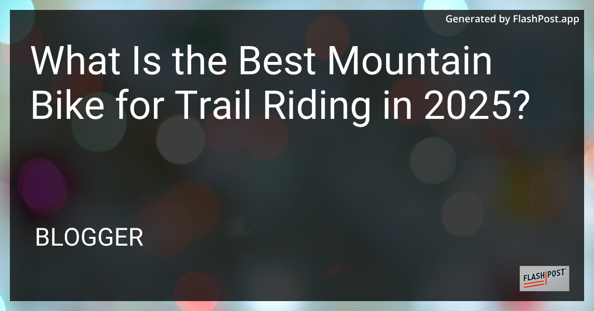 Mountain Biking