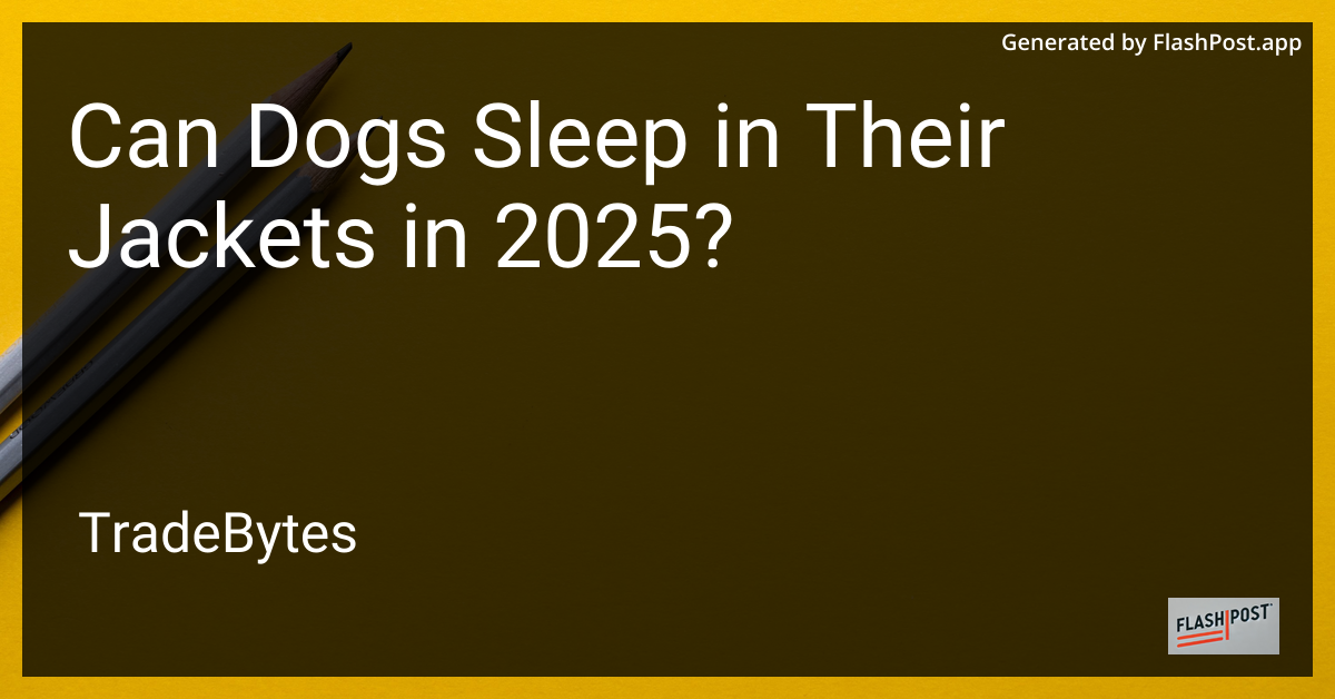 Dog Sleeping in Jacket