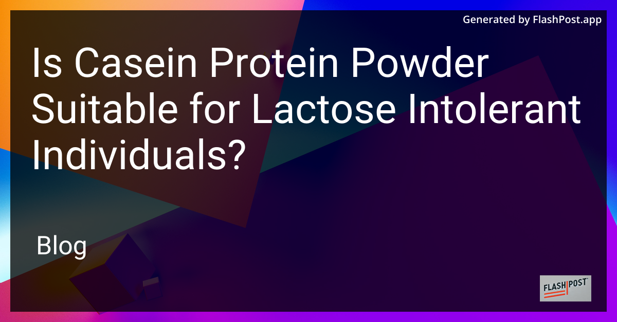 Casein Protein Powder