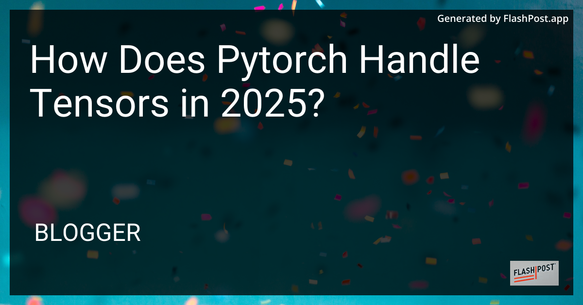PyTorch Tensors