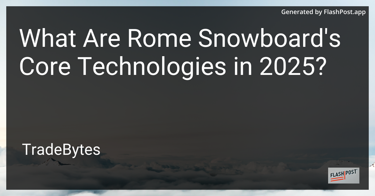 Rome Snowboards