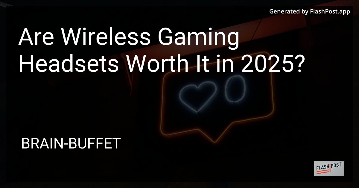 Wireless Gaming Headset