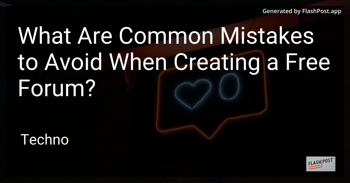 Forum Creation