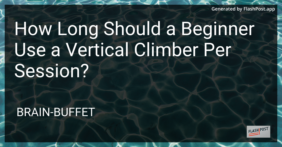 Vertical Climber