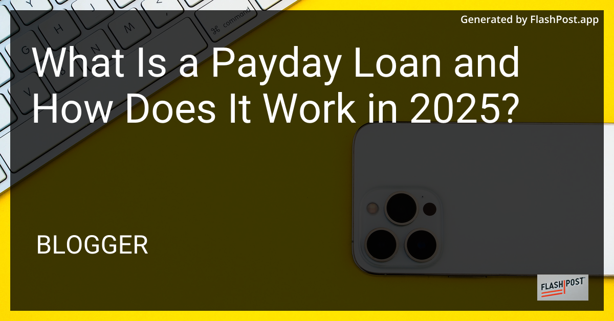 Payday Loan Image