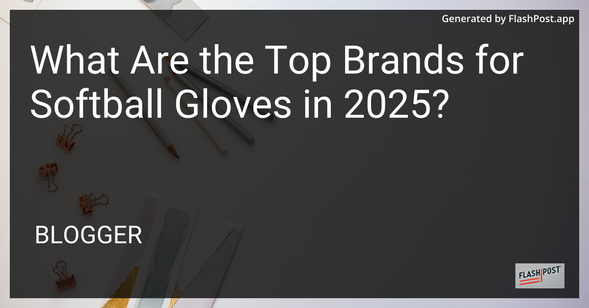 Softball Glove