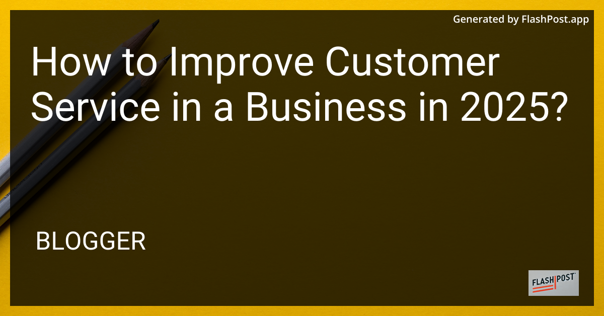 Customer Service Enhancement