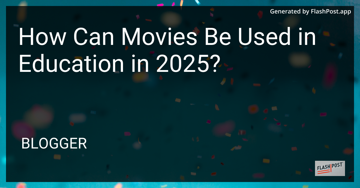 Movies in Education
