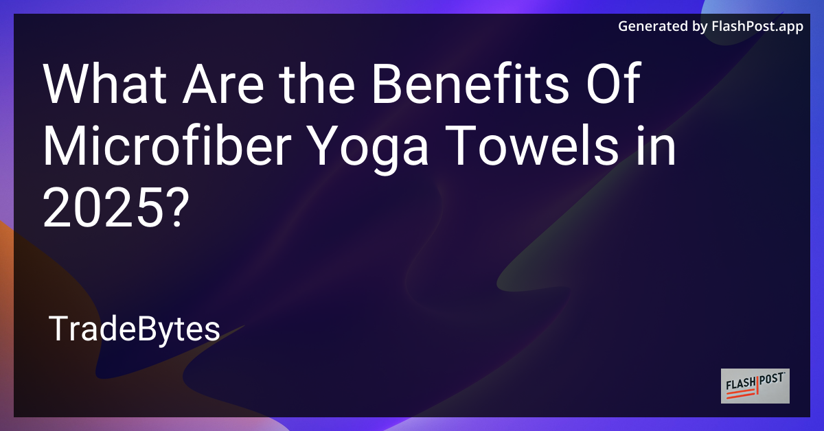 Microfiber Yoga Towel