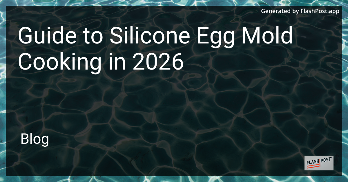 Guide to Silicone Egg Mold Cooking in 2026