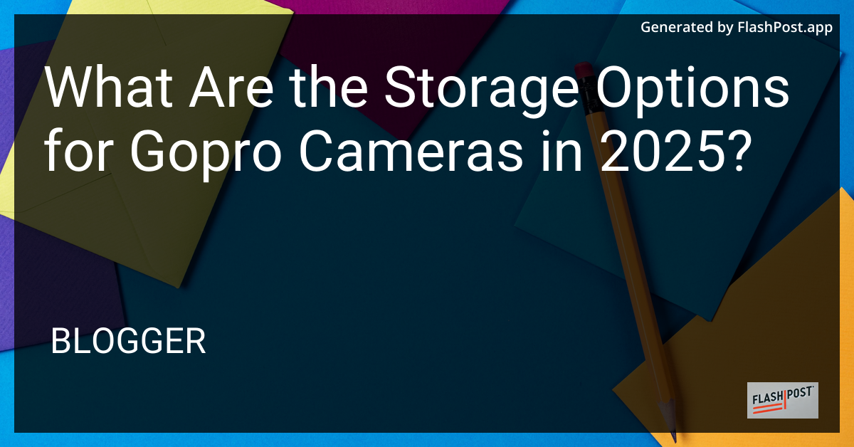 GoPro Storage Options