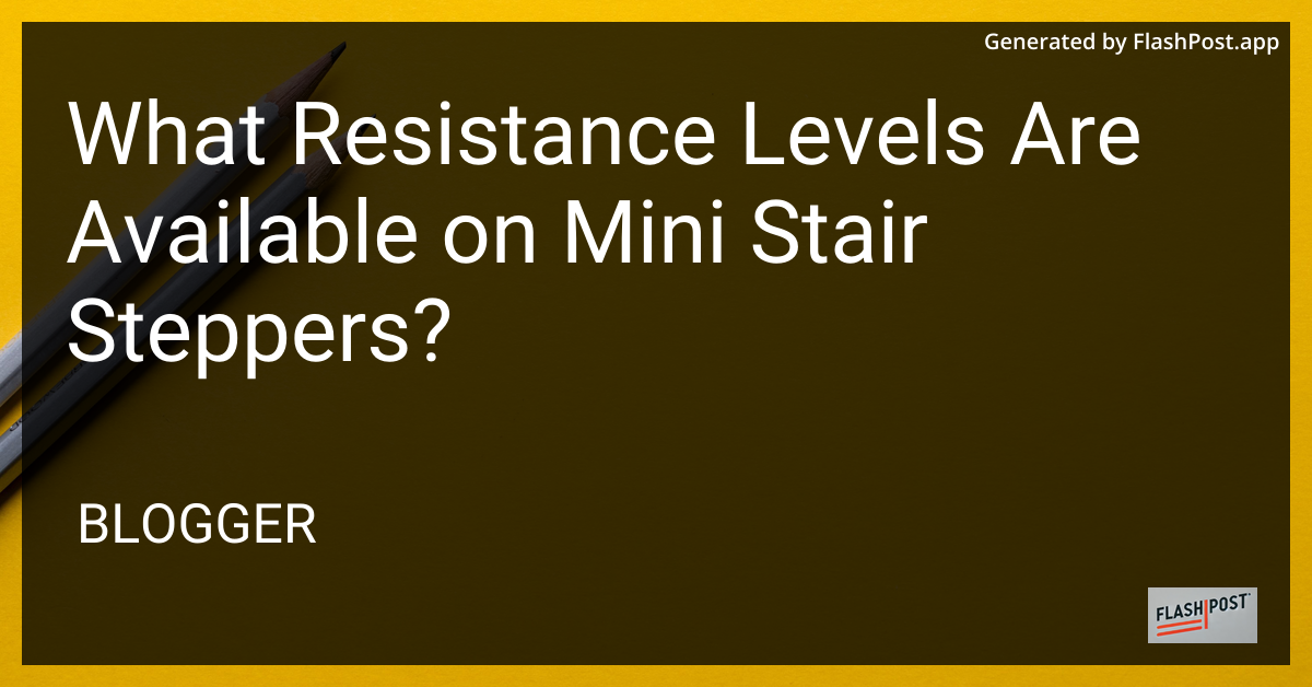 Mini Stair Stepper