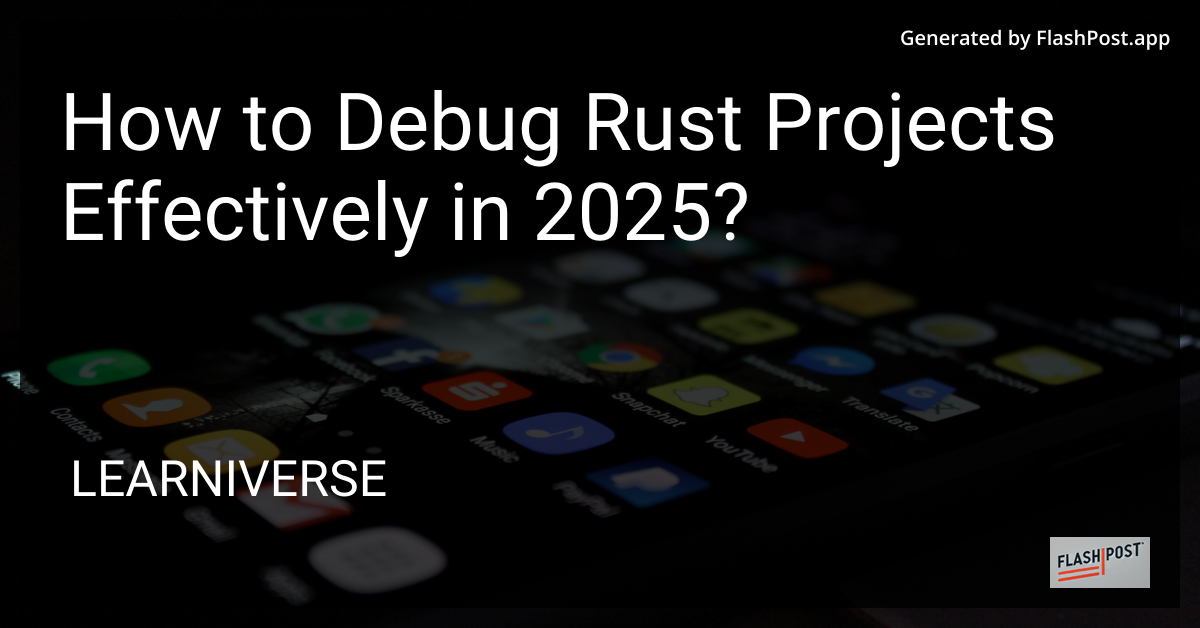 Debugging Rust Projects