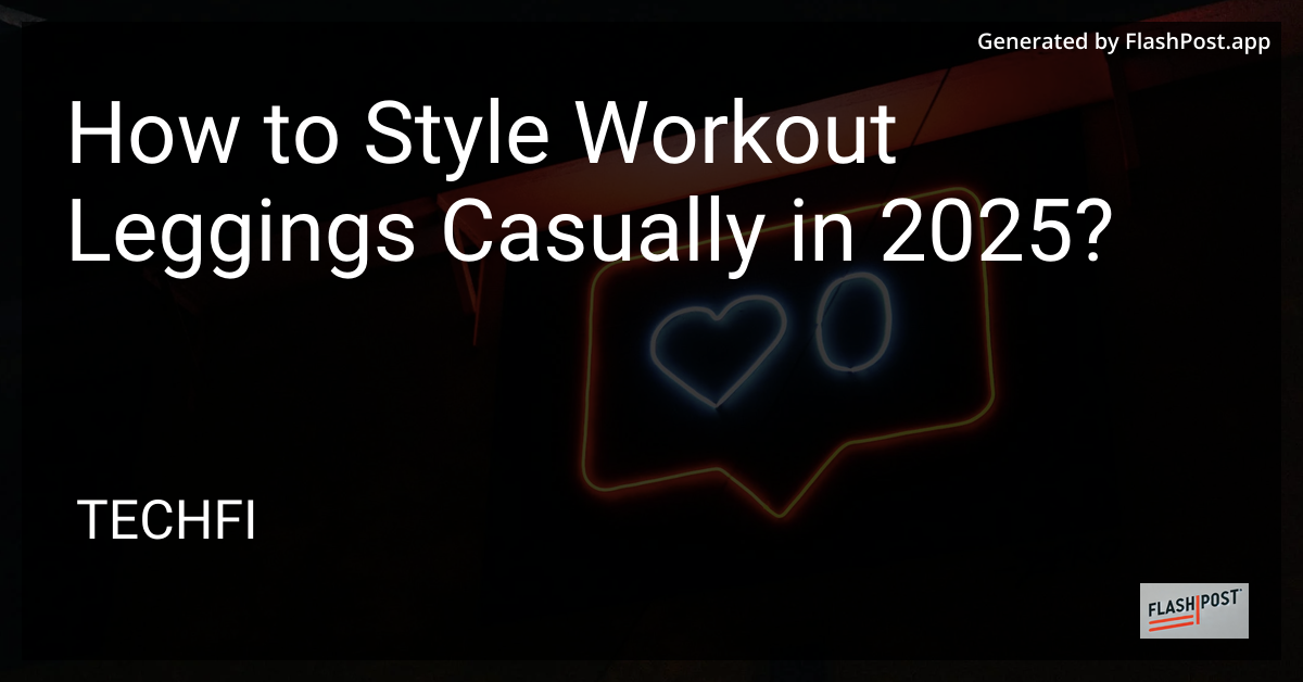 Casual Workout Leggings Style