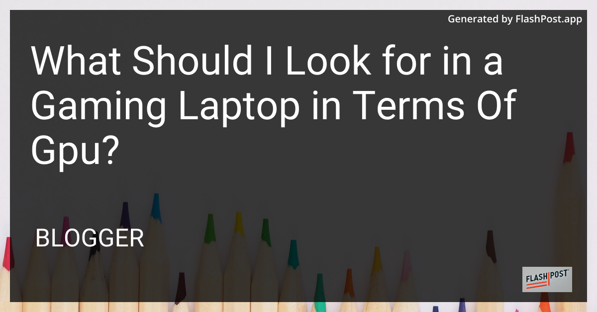 Gaming Laptop