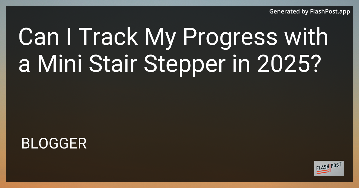 Mini Stair Stepper