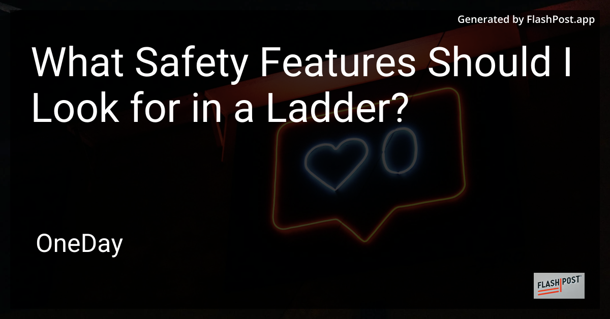 Ladder Safety