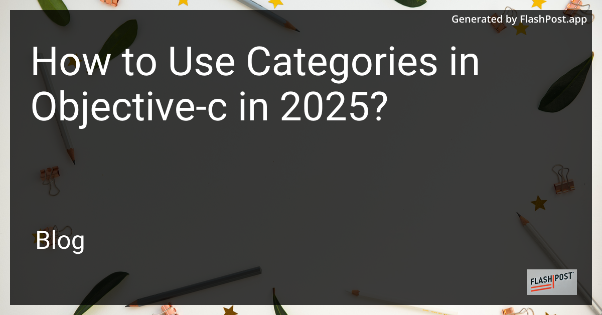 Objective-C Categories
