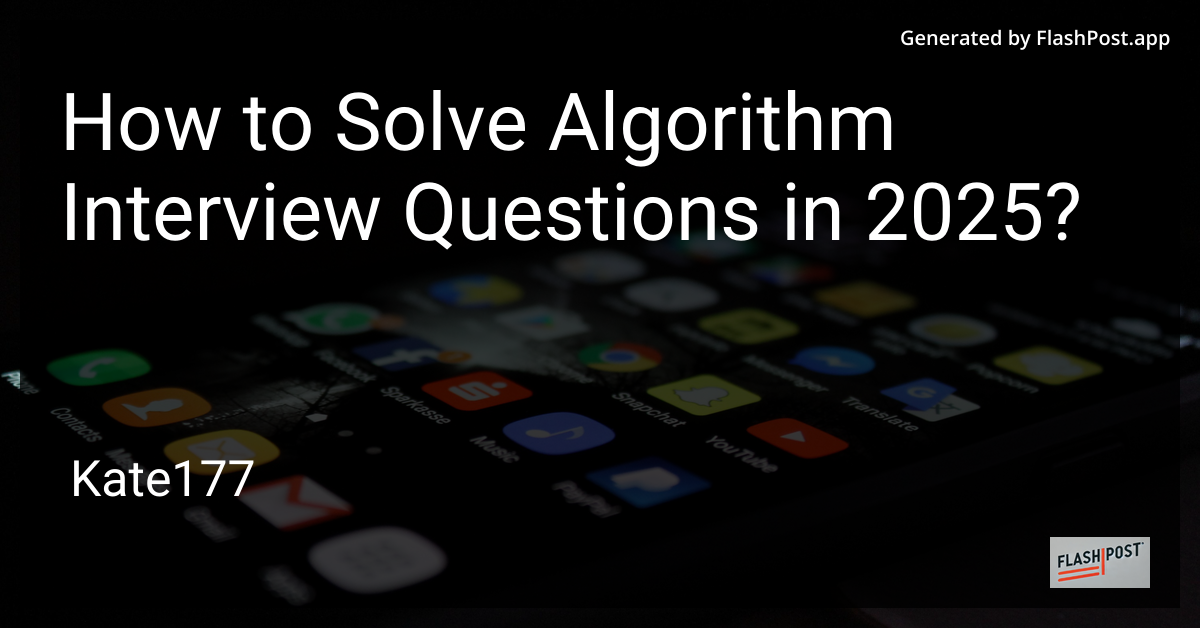 Algorithm Interview Questions