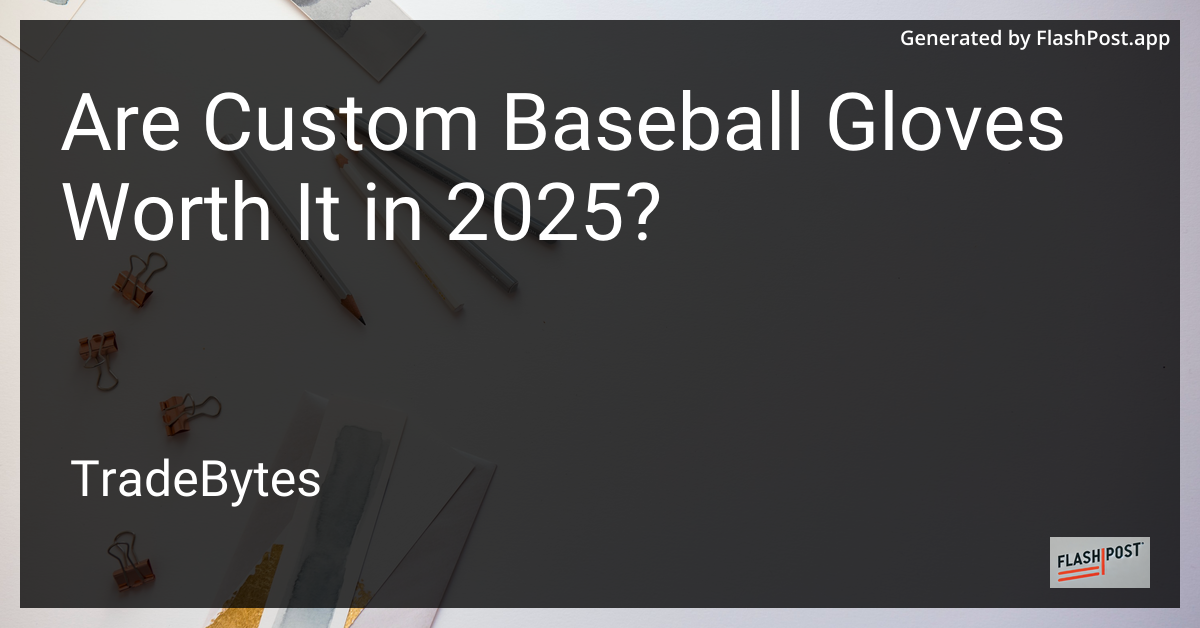 Custom Baseball Glove