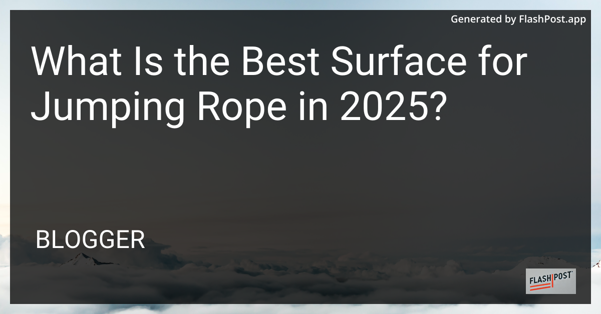 Jumping Rope