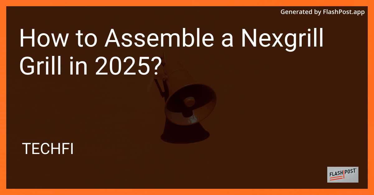 Nexgrill Assembly