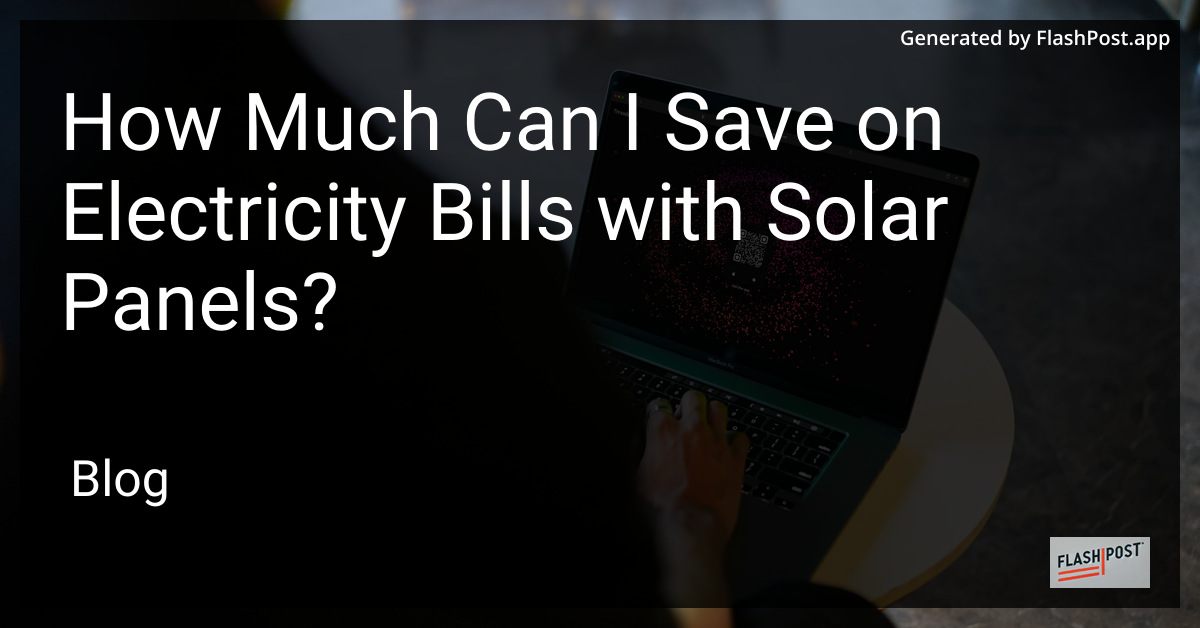 Solar Panels Savings