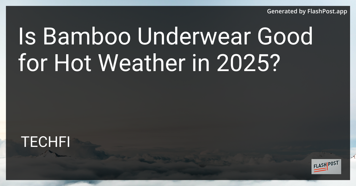 Bamboo Underwear
