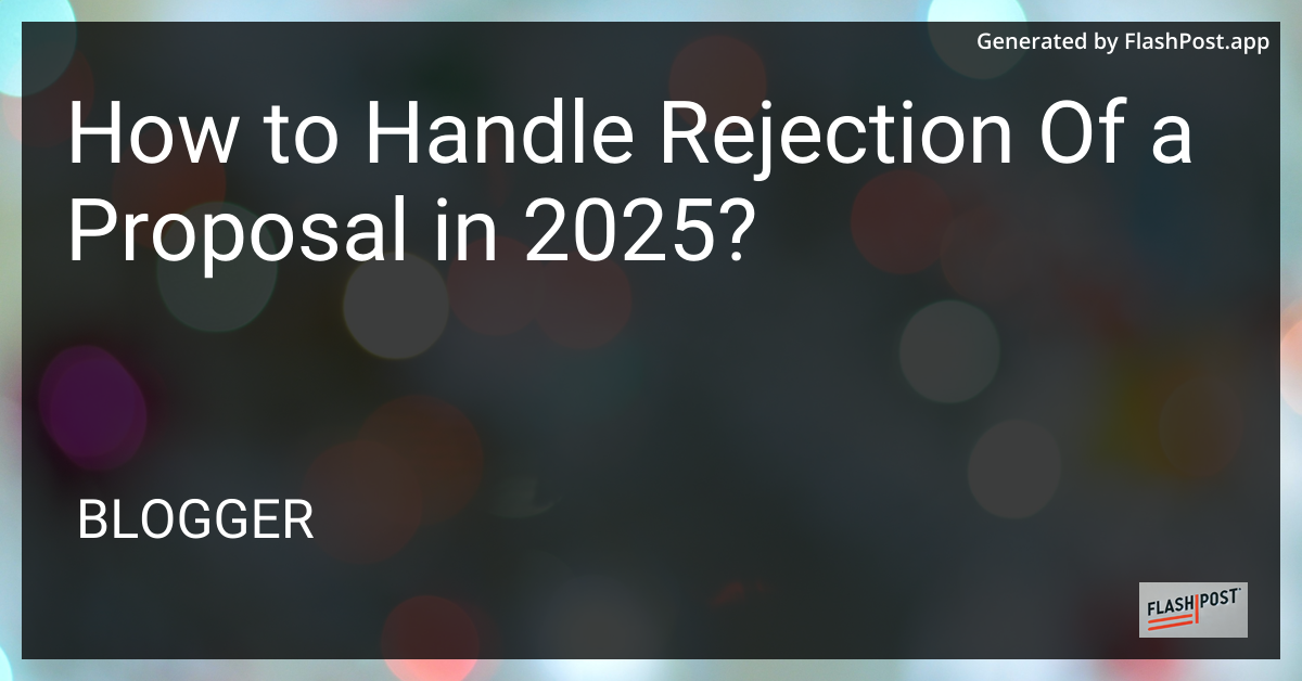 Handling Rejection